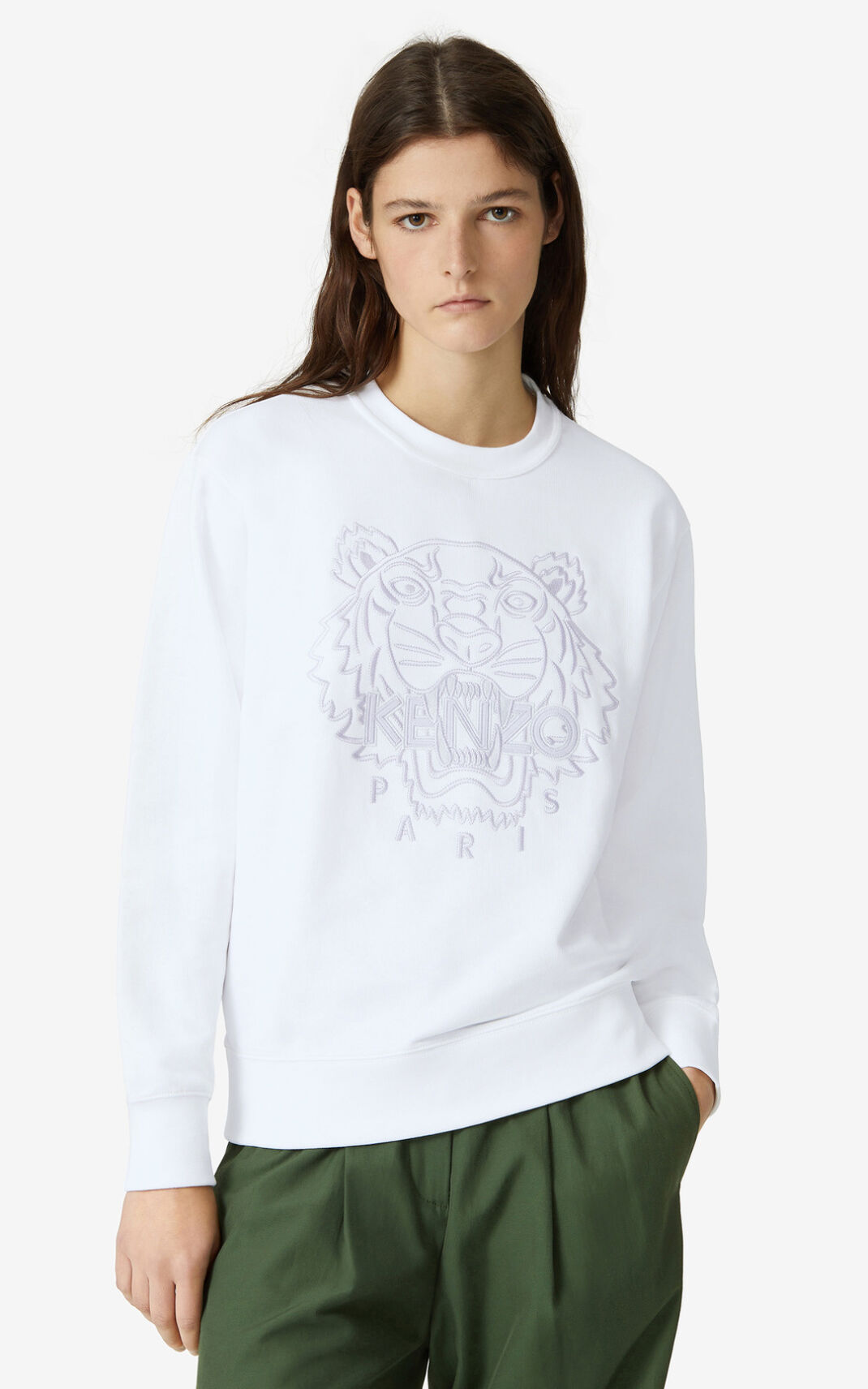 Sudadera Kenzo Tiger Mujer Blancas - SKU.8389277